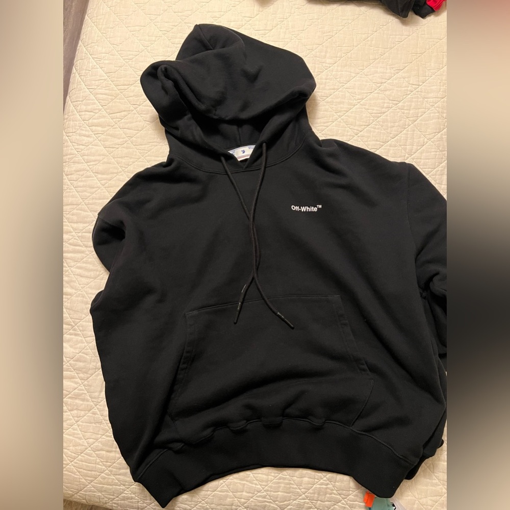 Brand new with tags Off-White Caravaggio Arrow Slim Zip Hoodie Size L or Slim XL